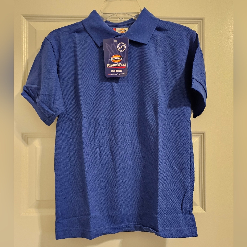 Dickies School Wear SS Polo Shirt, NWT, Boy Size Large (Junior)